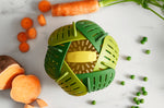 Panier vapeur pliable Joseph Joseph Bloom en silicone vert