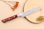Coffret 2 couteaux japonais Satake Cutlery Brown Pakkawood chef + office