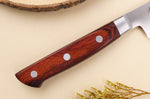 Coffret 2 couteaux japonais Satake Cutlery Brown Pakkawood chef + office