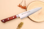 Coffret 2 couteaux japonais Satake Cutlery Brown Pakkawood chef + office