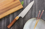 Couteau de chef japonais artisanal Kei Kobayashi SG2 Octogone 21cm