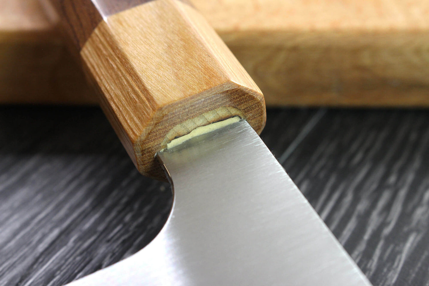 Couteau de chef japonais artisanal Kei Kobayashi SG2 Octogone 24cm