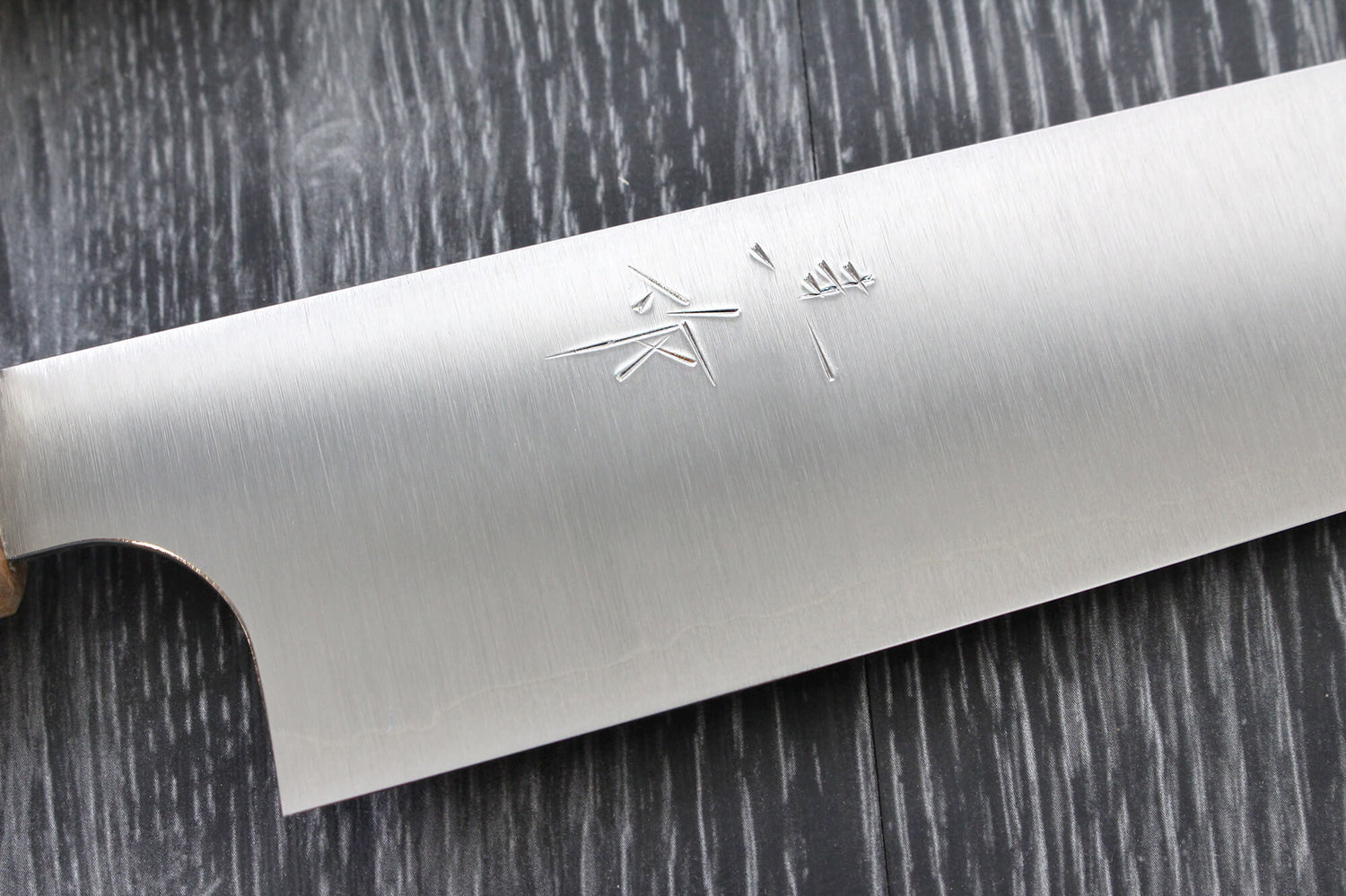 Couteau sujihiki japonais artisanal Kei Kobayashi SG2 Octogone 27cm