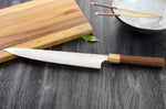 Couteau sujihiki japonais artisanal Kei Kobayashi SG2 Octogone 27cm