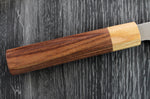 Couteau sujihiki japonais artisanal Kei Kobayashi SG2 Octogone 27cm