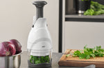 Hachoir de légumes et de fines herbes Gefu en inox et ABS