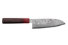 Couteau santoku 16cm japonais artisanal Nakamura Kaishin Ginsan Damas