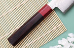 Couteau kiritsuke 17cm japonais artisanal Nakamura Kaishin Ginsan Damas