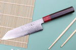 Couteau kiritsuke 17cm japonais artisanal Nakamura Kaishin Ginsan Damas