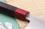 Couteau kiritsuke 17cm japonais artisanal Nakamura Kaishin Ginsan Damas