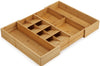 Organisateur extensible de cuisine Joseph Joseph DrawerStore Bamboo en bambou
