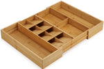 Organisateur extensible de cuisine Joseph Joseph DrawerStore Bamboo en bambou