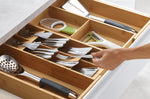 Organisateur extensible de cuisine Joseph Joseph DrawerStore Bamboo en bambou
