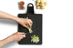 Planche à découper pliable Joseph Joseph Chop2Pot Plus grand modèle noir 34,5x26cm