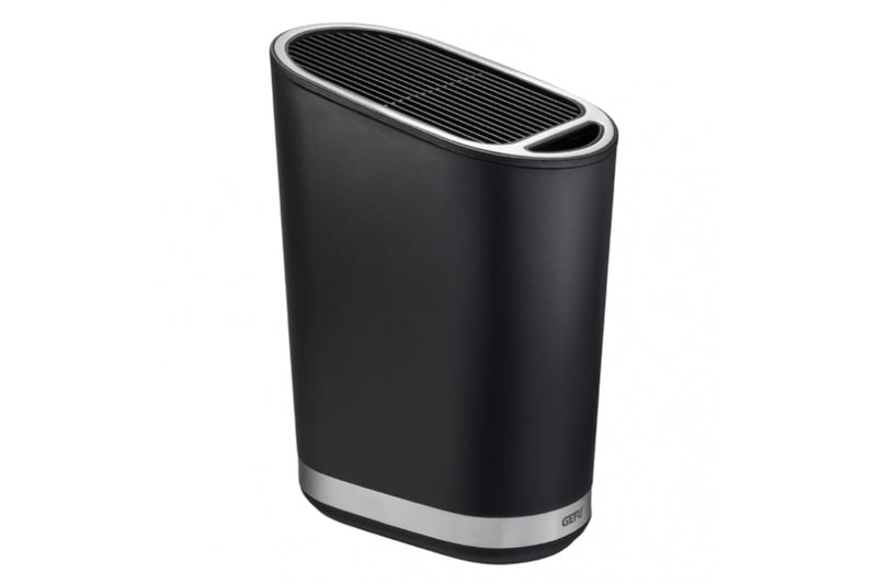 Bloc vide Gefu Smartline en polymère noir et inox 28 compartiments