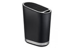 Bloc vide Gefu Smartline en polymère noir et inox 28 compartiments