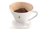 Filtre à café Gefu SANDRO en porcelaine blanche taille 4