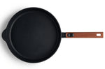 Poêle Woll Diamond QXR Eco Logic en fonte d'aluminium manche amovible bois - 28 cm