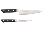 Coffret 2 couteaux japonais Satake Cutlery ABS chef 18cm + office 9cm