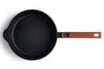 Sauteuse Woll Diamond QXR Eco Logic en fonte d'aluminium manche amovible bois - 28 cm
