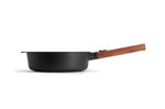 Sauteuse Woll Diamond QXR Eco Logic en fonte d'aluminium manche amovible bois - 24 cm