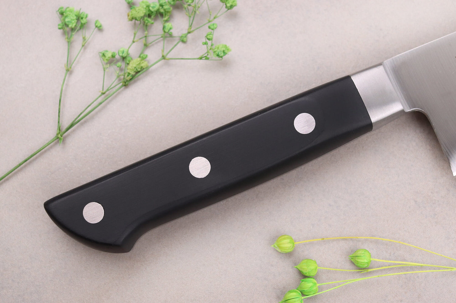 Coffret 3 couteaux japonais Satake Cutlery ABS chef + santoku + office