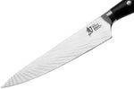Couteau universel japonais KAI Shun Nagare Black lame damas 72 couches Dual Core 15cm manche bombé