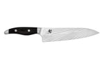 Couteau de chef japonais KAI Shun Nagare Black lame damas 72 couches Dual Core 20cm manche bombé