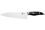 Couteau de chef japonais KAI Shun Nagare Black lame damas 72 couches Dual Core 20cm manche bombé