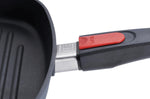 Poêle à steak carrée Woll Diamond Lite en fonte d'aluminium manche amovible polymère