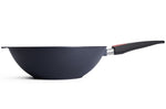Wok Woll Diamond Lite en fonte d'aluminium manche amovible polymère - 32 cm