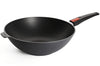 Wok Woll Diamond Lite en fonte d'aluminium manche amovible polymère - 32 cm