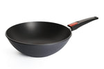 Wok Woll Diamond Lite en fonte d'aluminium manche amovible polymère - 30 cm