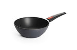 Wok Woll Diamond Lite en fonte d'aluminium manche amovible polymère - 24 cm