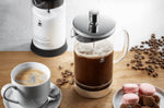 Cafetière à piston Gefu Diego en inox et verre borosilicate 1000ml