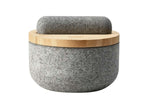 Mortier et pilon Joseph Joseph Dash en granite avec couvercle en bambou