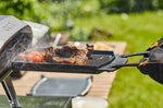 Poêle à griller Ooni double face en fonte manches amovibles + dessous-de-plat inox