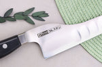 Couteau universel alvéolé dos courbé japonais Glestain K Series 21cm