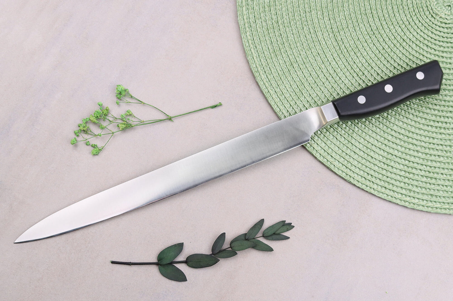 Couteau filet de sole alvéolé japonais Glestain K Series 25cm