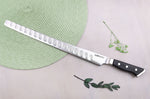 Couteau à saumon alvéolé japonais Glestain K Series 31cm