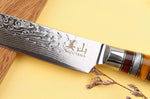 Couteau universel 13cm Kutoyama damas pakka rainbow