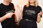 Tee-shirt officiel Couteauxduchef "Ou t'aiguises ou jt'aiguise !"
