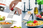 Râpe de fin gourmet Gefu Tartufolo en acier inoxydable