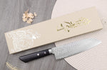 Couteau santoku 16,5cm japonais artisanal Masutani VG10 Damas