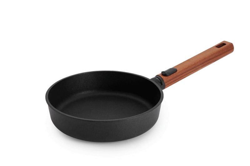 Poêle Woll Diamond QXR Eco Logic en fonte d'aluminium manche amovible bois - 20 cm