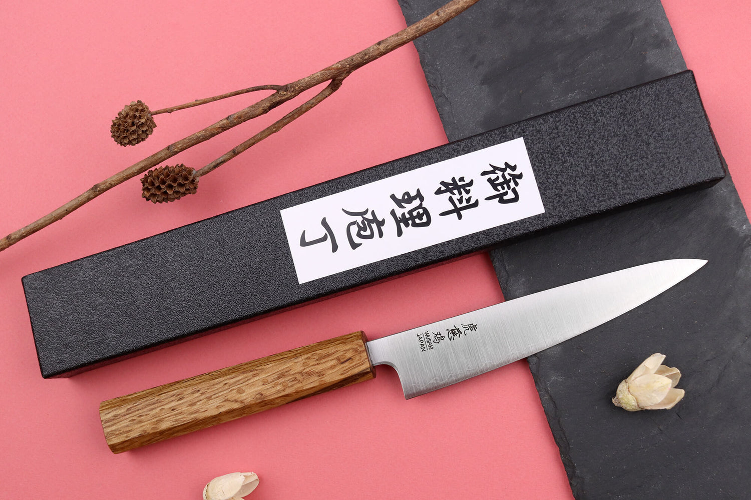 Couteau universel japonais artisanal Wusaki Migaki G3 13,5cm
