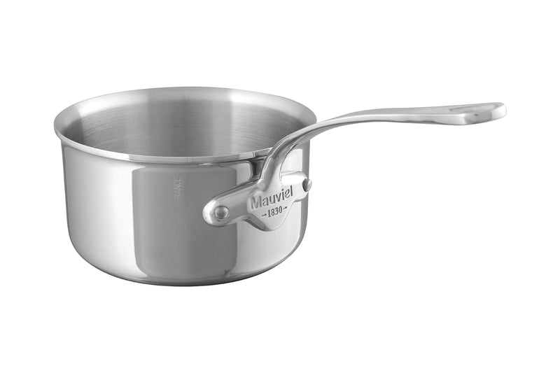 Casserole Mauviel M'Cook tout inox avec poignée fixe compatible induction - 12cm