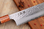 Couteau nakiri 17cm japonais artisanal Yuzo Akira Tsuchime VG10