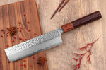 Couteau nakiri 17cm japonais artisanal Yuzo Akira Tsuchime VG10