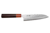 Couteau santoku 17cm japonais artisanal Yuzo Akira Tsuchime VG10